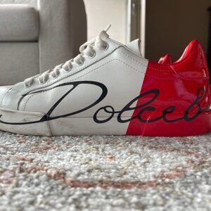 Dolce & Gabbana Sneakers 10.5 in red and white